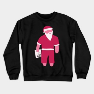 Christmas Special Santa with Wish List Crewneck Sweatshirt